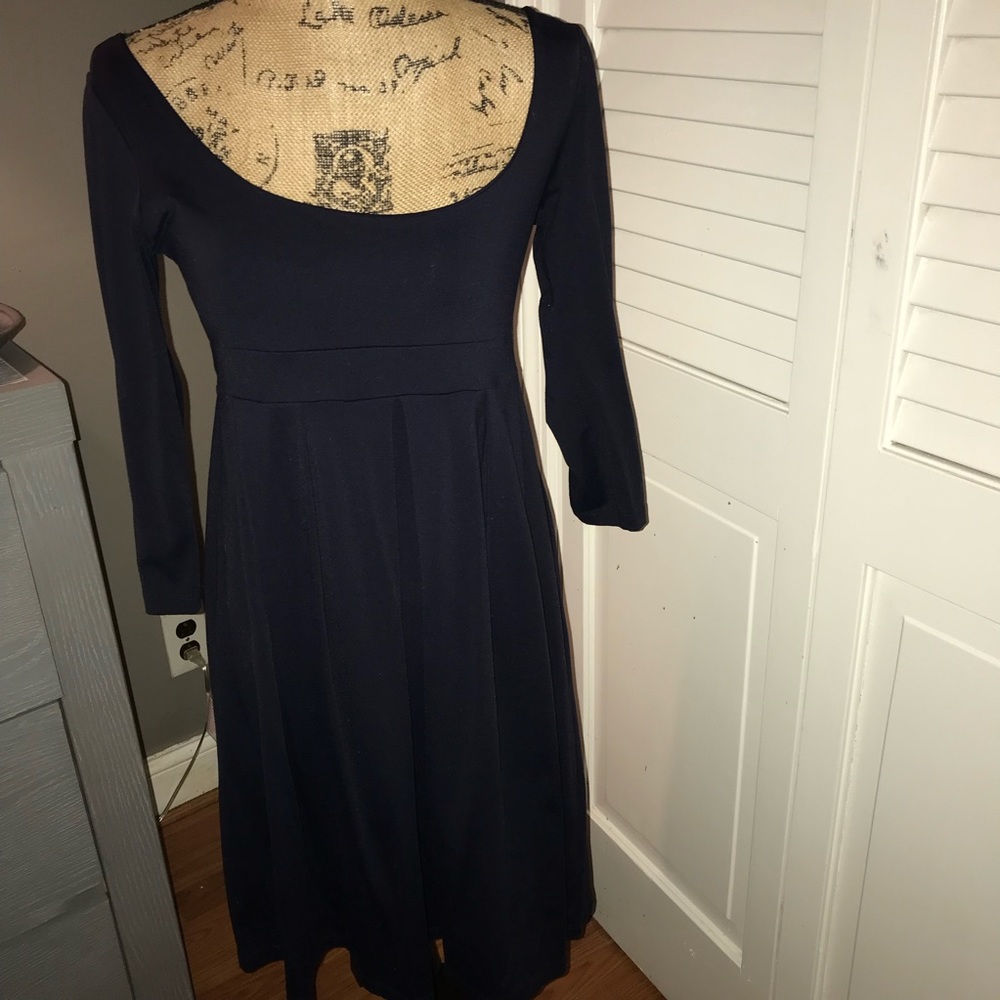 Susana Mónaco navy blue dress